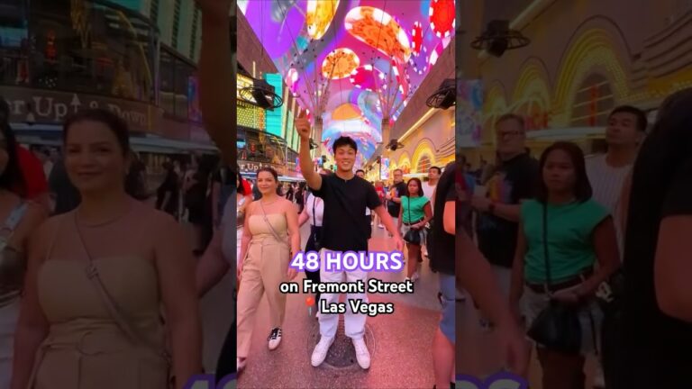 Spending 48 hours on FREMONT STREET, things to do in Las Vegas