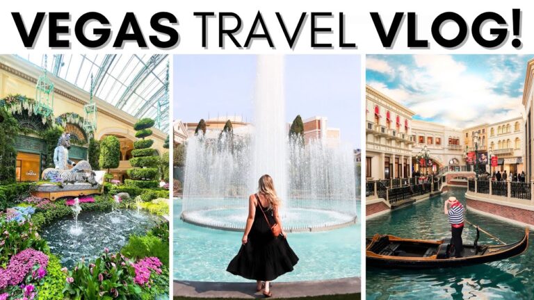 LAS VEGAS TRAVEL VLOG || THINGS TO DO IN LAS VEGAS || VEGAS STRIP MUST-DOS