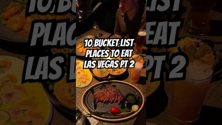 10 places to eat in Las Vegas You can’t miss!