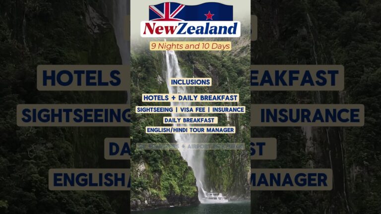 🌏New Zealand Tour Package 2025 | Best Travel Deals | Honeymoon & Family Vacation #travel #newzealand