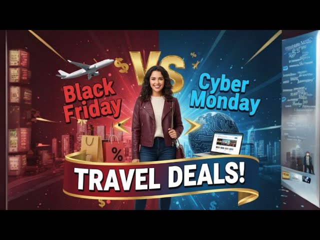 Black Friday vs Cyber Monday Travel Deals – Which is Better?