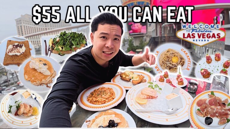 $55 ALL YOU CAN EAT Brunch Buffet on the Las Vegas Strip?!
