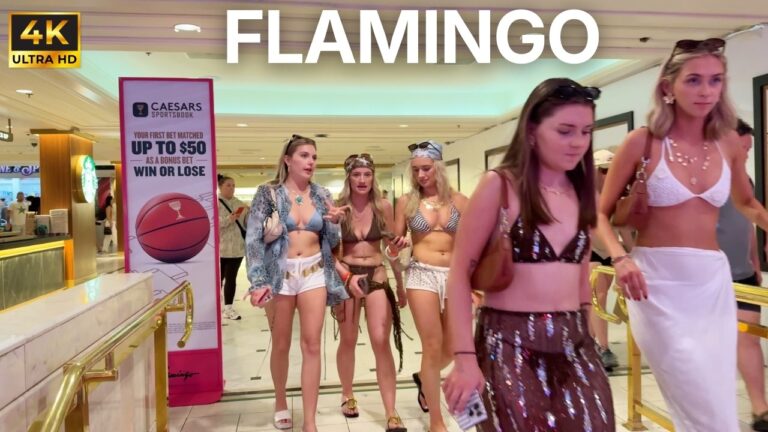 Flamingo Las Vegas Walking Tour | March 2026 | Pool Season Vibes [4K HDR]
