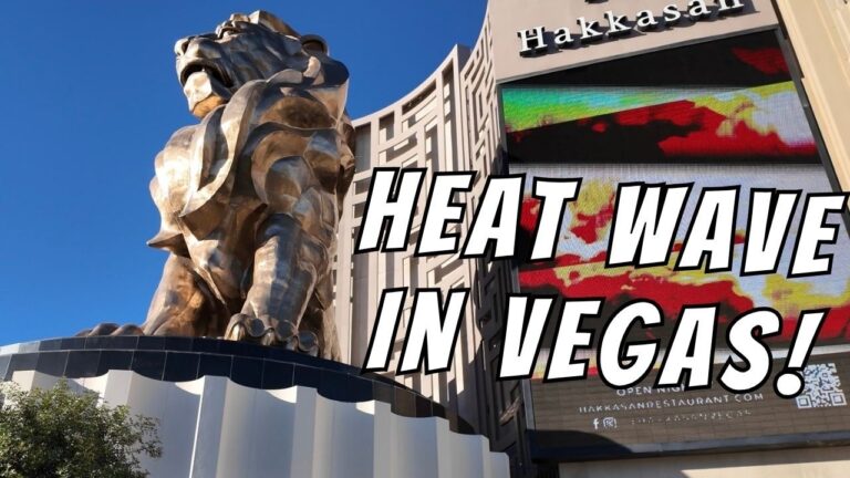 Inside MGM Grand Resort  During Early Heat Wave In Las Vegas March 2026