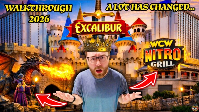 You’ll Never See Excalibur Hotel in Las Vegas the Same After This… (Walkthrough 2026)