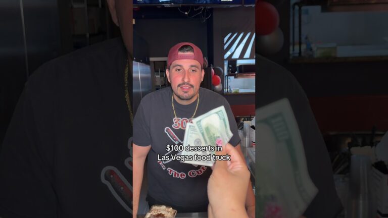 $100 dessert in Las Vegas #vegaseats #303inthecut #lasvegasfood