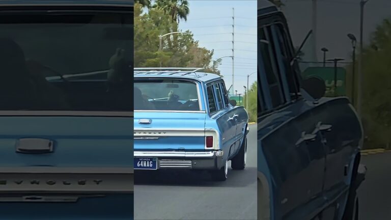 1964 Chevy Wagon Cruising in Las Vegas 👀🔥