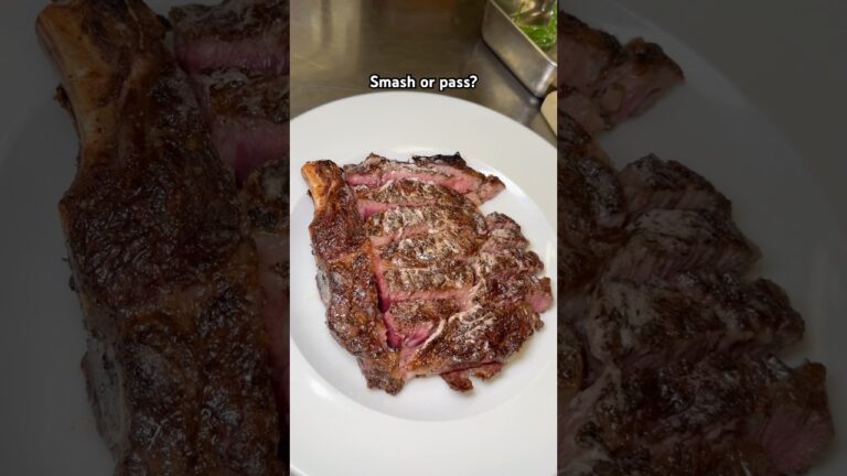 24 oz. Bone-in ribeye from Oscar’s Steakhouse in Las Vegas! #steak #ribeye #vegas #food