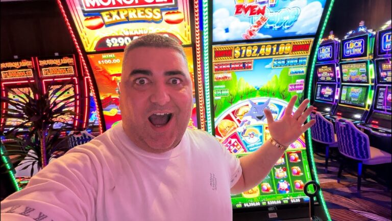 $300,000 Live Slot Play From Las Vegas – $1,800 Max Bet