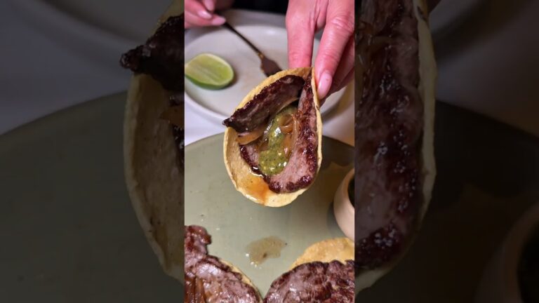 $38 Wagyu Steak Tacos at Cantina Contramar inside Fontainebleau in Las Vegas