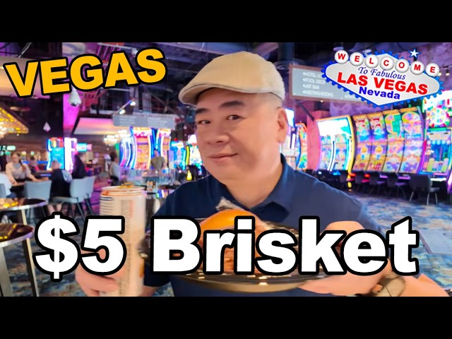 $5 Brisket Sandwich & White Claw Hard Seltzer. Downtown Grand Las Vegas