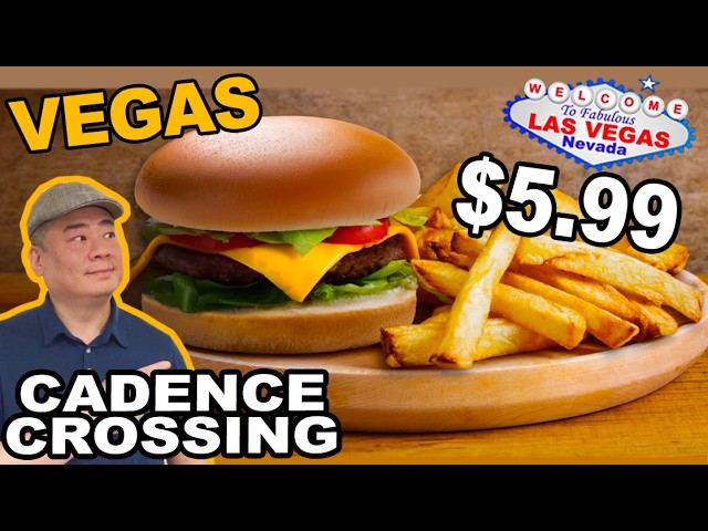 $5.99 Burger & Fries at the NEW Cadence Crossing Casino. Tin Lizard. Las Vegas