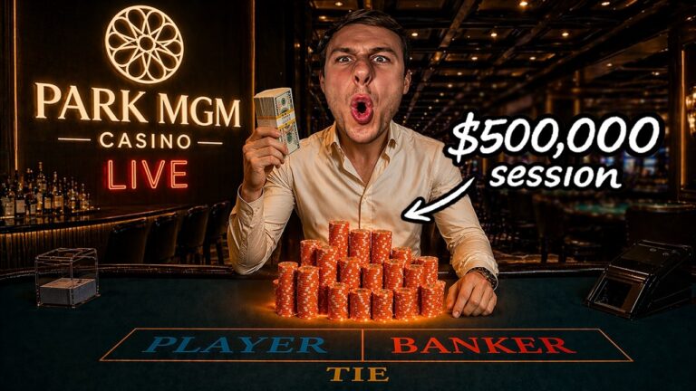 $500,000 SESSION IN NEW PARK MGM LAS VEGAS STREAM ROOM!