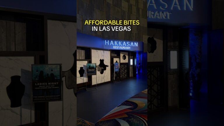 Affordable bites in Las Vegas #vegas #lasvegas 📍Hakkasan Restaurant inside MGM Grand
