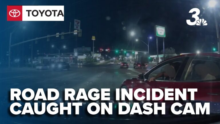 Aggressive road rage incident in North Las Vegas captured on dash cam