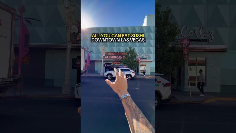 All You Can Eat Sushi in Las Vegas (Near The Fremont Street Experience) #vegas #lasvegas