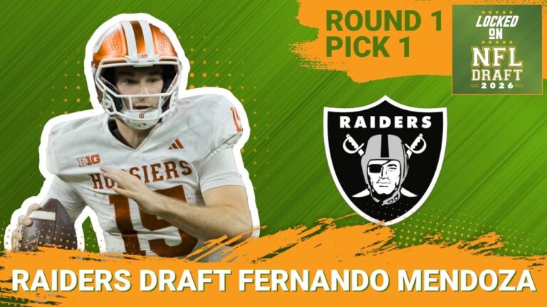 BREAKING: Las Vegas Raiders Select Fernando Mendoza 1st Overall | He’s The Next SUPERSTAR QB