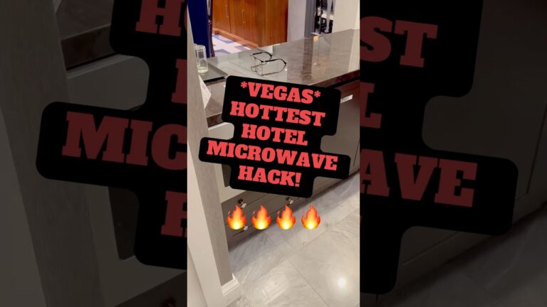 Best Vegas Hotel Microwave Hack at Cosmopolitan Las Vegas #lasvegashotels