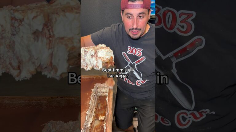 Best tiramisu in Las Vegas #303inthecut #lasvegasfood #vegaseats