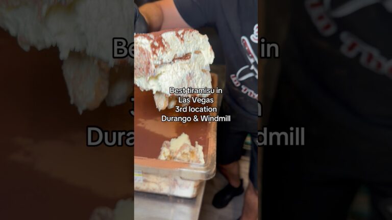 Best tiramisu in Las Vegas #303inthecut #vegaseats #lasvegasfood
