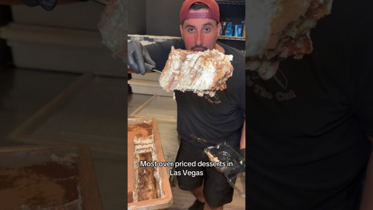 Best tiramisu in Las Vegas #303inthecut #vegaseats #lasvegasfood #tiramisu