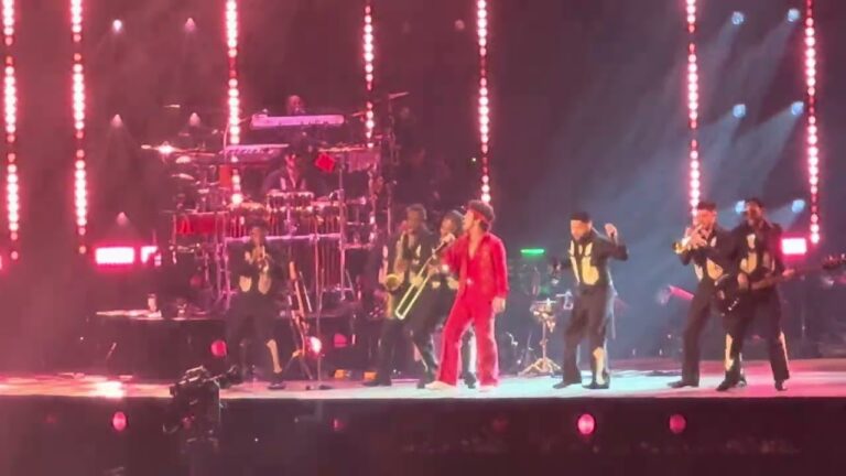 Bruno Mars “God Was Showing Off” Live in Las Vegas – Opening Night of The Romantic Tour