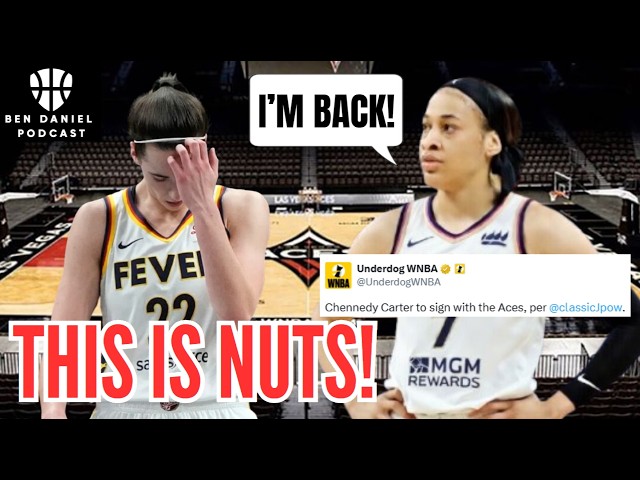 CHENNEDY CARTER IS BACK! As Las Vegas Aces OWN INDIANA FEVER & STEPHANIE WHITE In MAJOR MOVE!