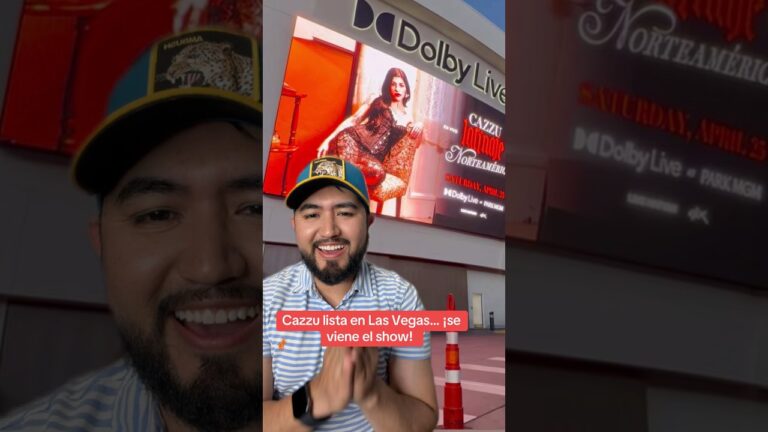 Cazzu lista en Las Vegas… ¡se viene el show!  #cazzu