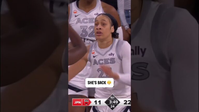 😤 Chennedy Carter AND-1 | Las Vegas Aces WNBA women’s basketball #shorts #short #basketball #wnba