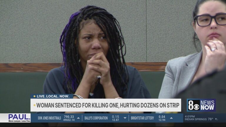 Driver who killed 1, injured dozens on Las Vegas Strip sidewalk gets 18 years to life