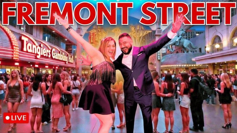 EASTER WEEKEND | Fremont Street Experience | Las Vegas Live Cam | Crazy Crowds | April 4, 2026