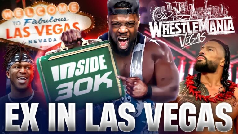 EXPRESSIONS RUNS WILD IN LAS VEGAS! WRESTLEMANIA 42 RINGSUDE & EX GETS DESTROYED IN A MATCH 🤯