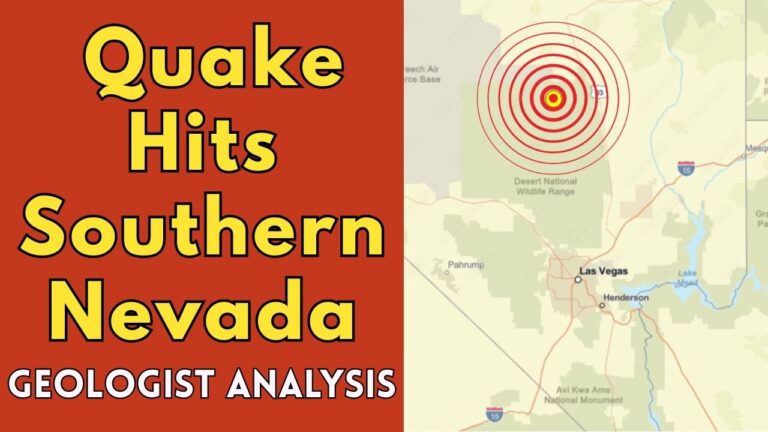 Earthquake Strikes North Of Las Vegas: Geologist Analysis