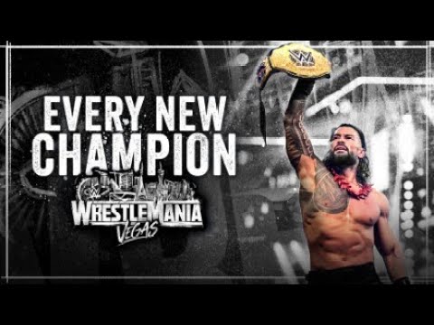 Every new champion at WrestleMania 42