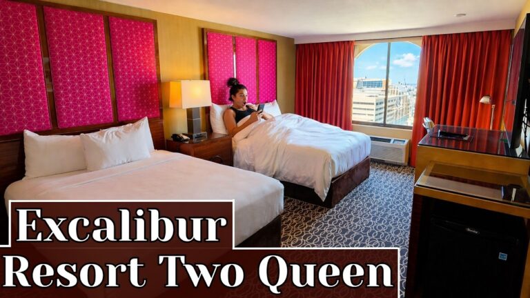 Excalibur Las Vegas Renovated Resort Two Queen Room… Did They Finally Fix It?