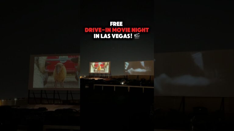 FREE Drive-In Movie Night in Las Vegas! 🍿