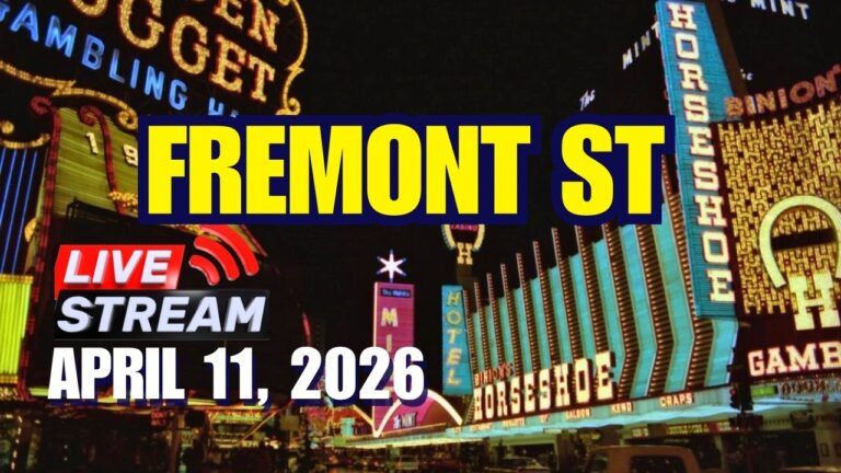 FREMONT STREET EXPERIENCE in LAS VEGAS SATURDAY NIGHT RIGHT NOW!