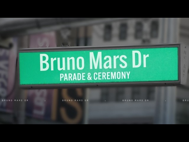 FULL: Bruno Mars Day debuts in Las Vegas