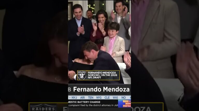 Fernando Mendoza goes No. 1 to the Las Vegas Raiders #NFL #NFLdraft #raiders