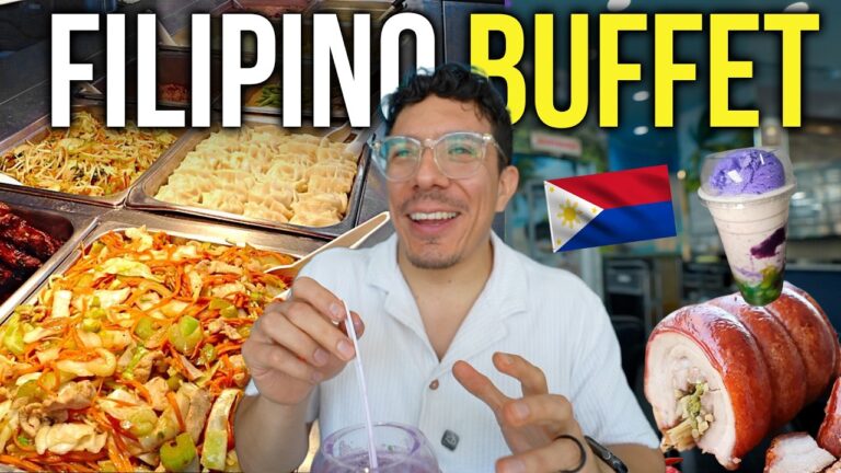First Time Trying Filipino Food in Las Vegas | $19.99 Pinoy Buffet