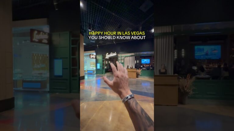 Happy Hour in Las Vegas You Should Know About 📍Luchini MGM GRAND #vegas #lasvegas