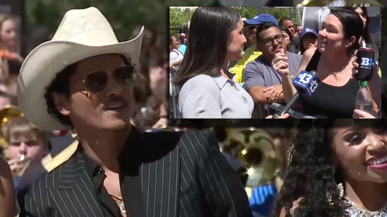 ‘He’s such a legend’: Fans celebrate Bruno Mars street renaming in Las Vegas