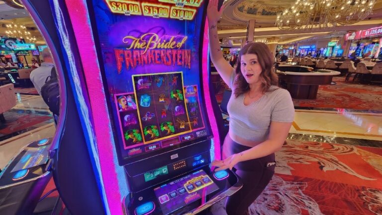 I Found the NEW Bride of Frankenstein Slot Machine in Las Vegas!