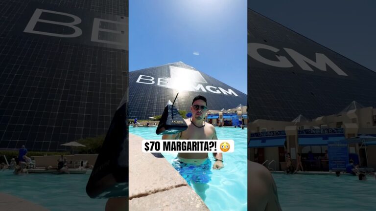I Paid $70 for This Margarita in Vegas… 😳 #vegas #shorts