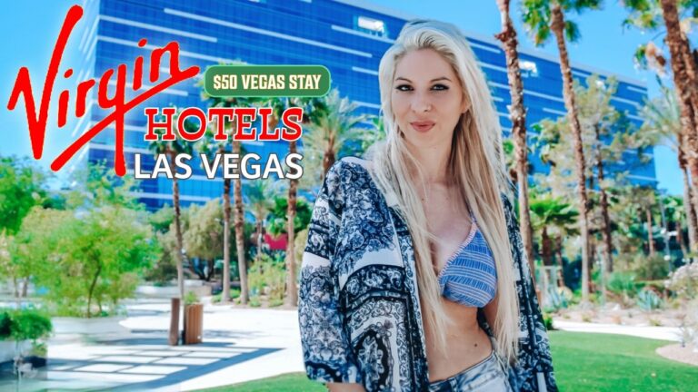 I Stayed at Virgin Hotels Las Vegas for $50! No Resort Fee?! Is This Even Real? NEW Breakfast Buffet