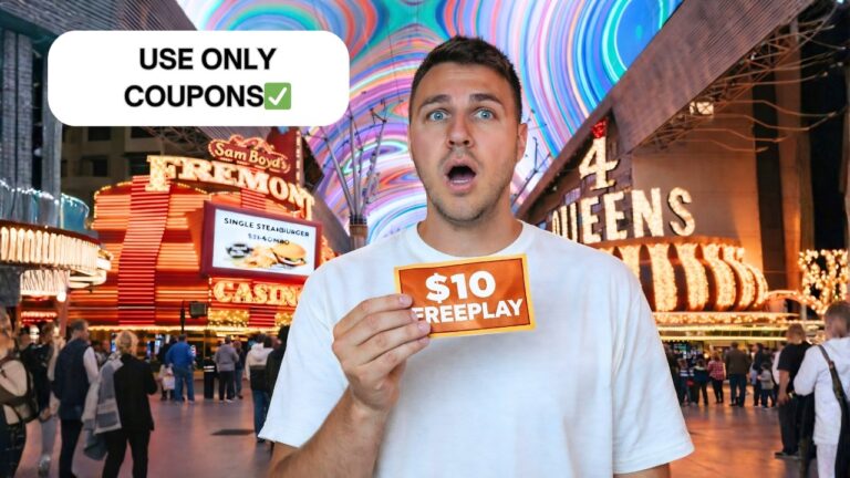 I Survived Las Vegas Using ONLY Coupons 😳