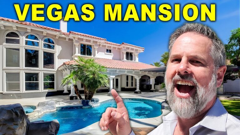 INCREDIBLE – Las Vegas Vintage (Modern) Mansion Tour | N0 HOA and Gated | 4 Car Garage | Pool