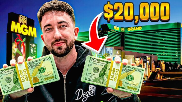INSANE $20,000 BUY IN AT THE MGM MANSIONS IN VEGAS!