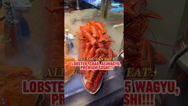 IS THIS THE BEST LUXURY BUFFET IN LAS VEGAS?!!? AYCE lobsters, crab & A5 wagyu at The Xpot #vegas