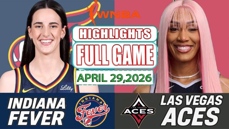 Indiana Fever vs Las Vegas Aces Full Game Highlights April 29 ,2026 WNBA PreSeason 2026